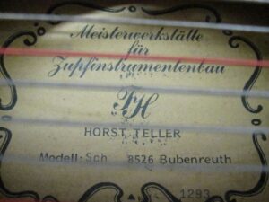 HORST TELLER ホルストテラー 弦楽器 チター (3)_買取り