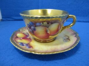 Royal Worcester　ロイヤルウースター Painted Fruits カップ＆ソーサー_買取り