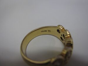 CELINE セリーヌ 750刻印 ダイヤリング (2)