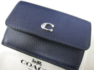 COACH コーチ 三つ折り レザー財布 (2)