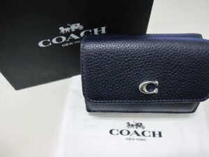 COACH コーチ 三つ折り レザー財布