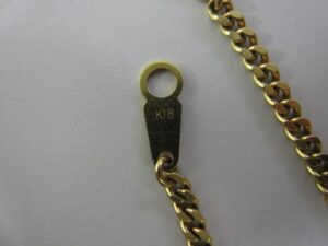 K18刻印 ネックレス (2)