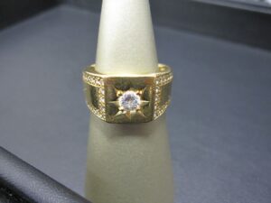 K18刻印 ダイヤリング